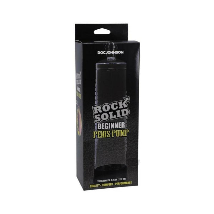 Rock Solid Beginner Penis Pump Black/clear