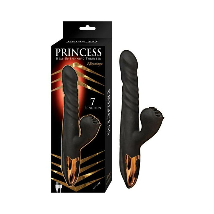 Princess Heat-up Spinning Thruster - Black | SexToy.com