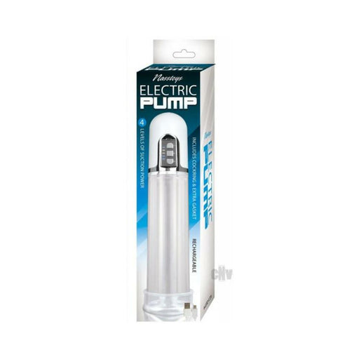 Rechargeable Clear Electric Pump With C Ring And Extra Gasket | SexToy.com