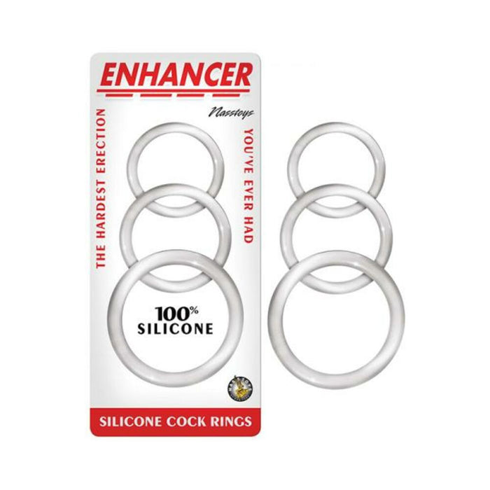 Enhancer Silicone Cockrings Clear