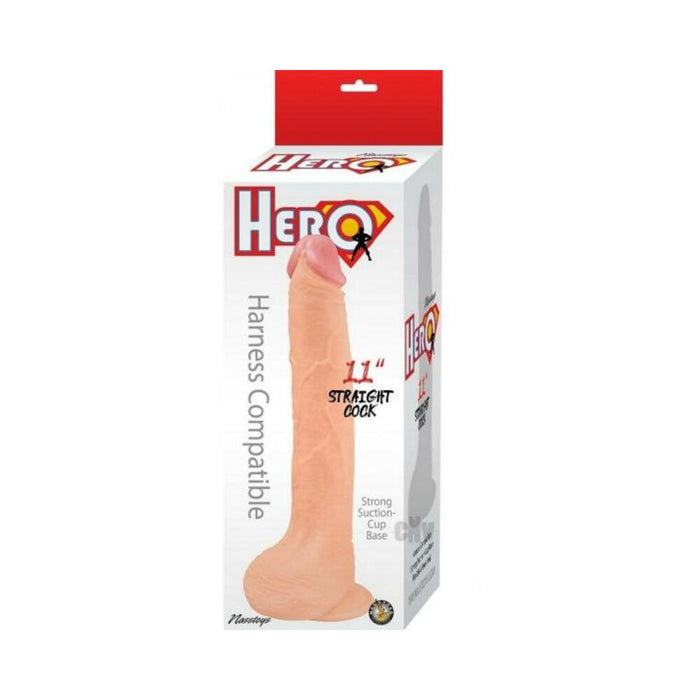 Hero Straight Cock 11 White