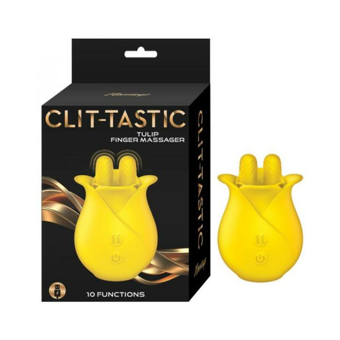 Clit-tastic Tulip Finger Massager Yellow