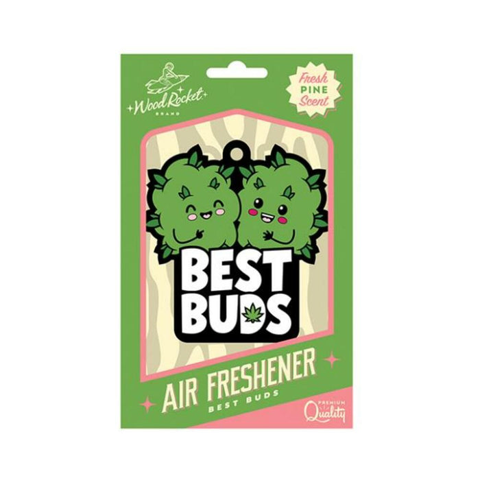 Wood Rocket Air Freshener Best Buds