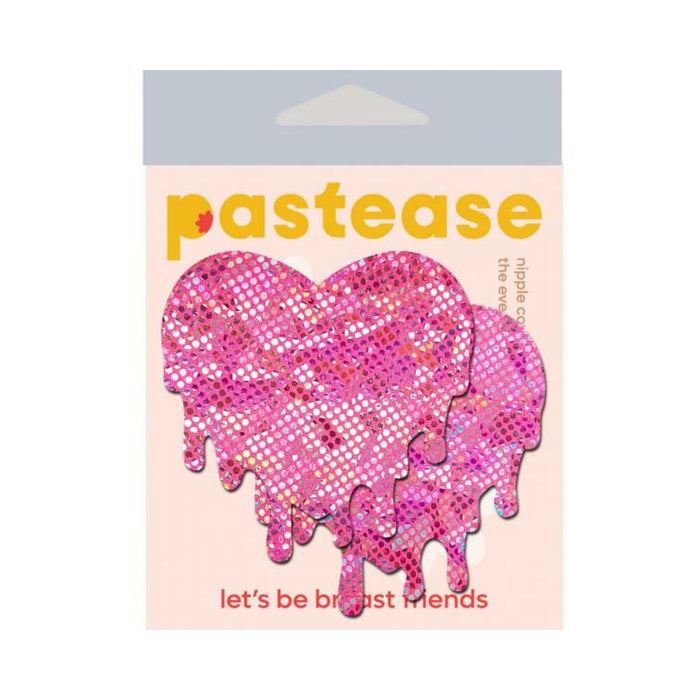 Pastease Pink Melty Heart Shattered Glass Disco Ball