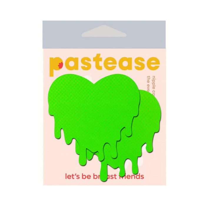 Pastease Neon Green Melty Hearts