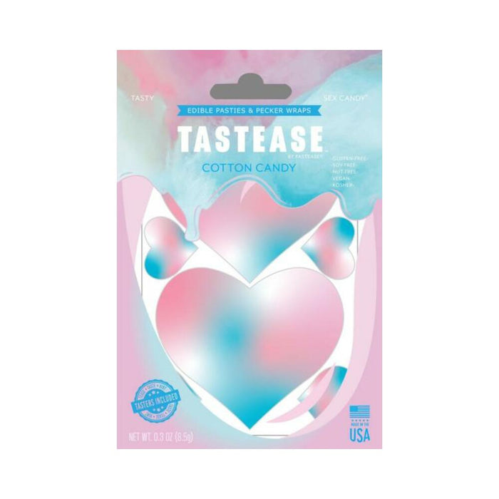 Tastease Cotton Candy Edible Nipple Pasties & Pecker Wraps