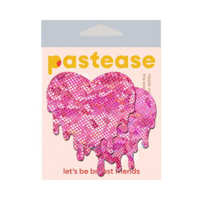 Pastease Faux Latex Baby Pink Melty Hearts