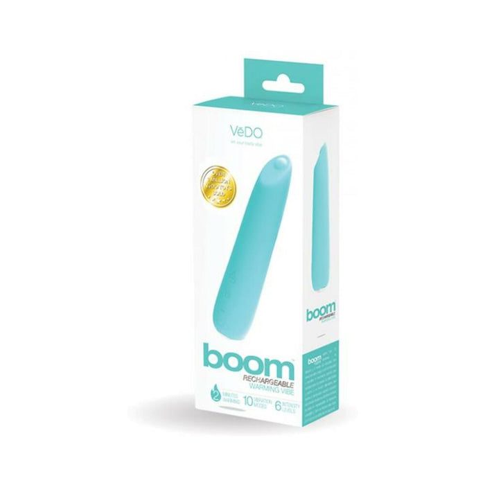 Vedo Boom Rechargeable Ultra Powerful Vibe - Turquoise