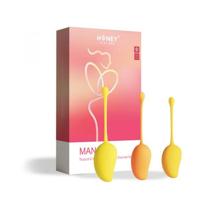 Mango Tropical Weighted Kegel Ball 6-piece Exercise Set Assorted Color