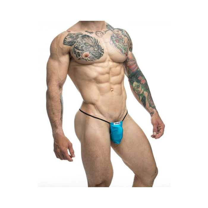 Malebasics Justin + Simon Classic G-string Bulge Turquoise L/xl