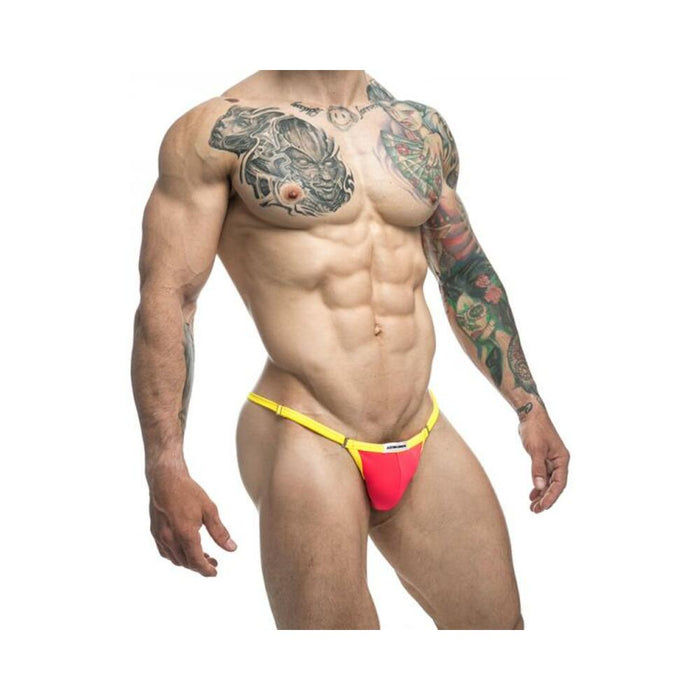 Malebasics Justin + Simon Bikini One Coral O/s