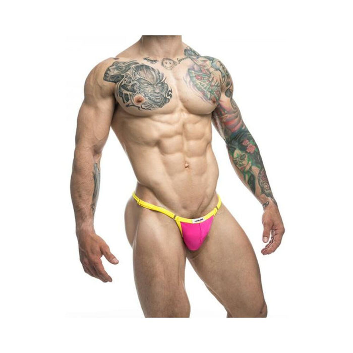 Malebasics Justin + Simon Bikini One Hot Pink O/s