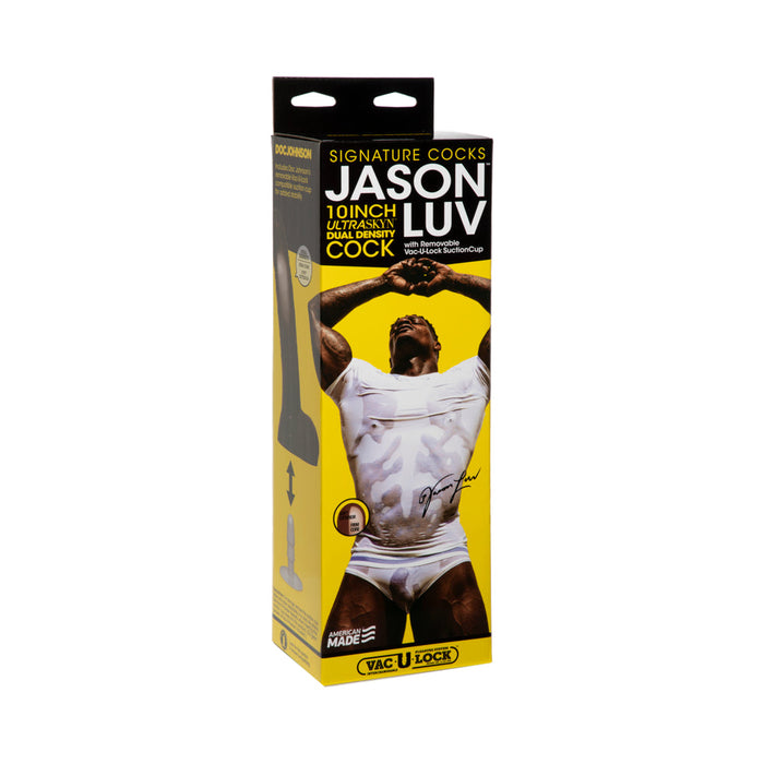 Jason Luv 10 inches Ultraskyn Cock Brown Dildo | SexToy.com