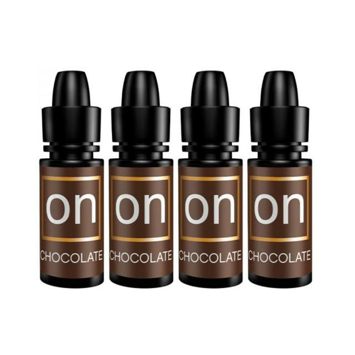 Sensuva Pack Of 4 On Chocolate Arousal Oil 5 Ml Large Boxes Plus Vl8tdon Arousal Oil And Gel 8-piece