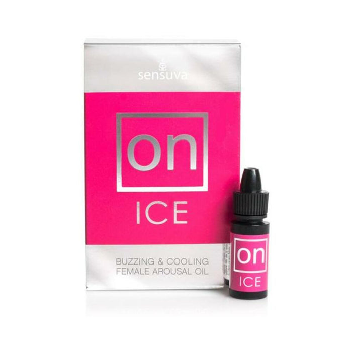 Sensuva Pack Of 4 On Ice Arousal Oil 5 Ml Large Boxes Plus Vl8tdon Arousal Oil And Gel 8-piece Teste