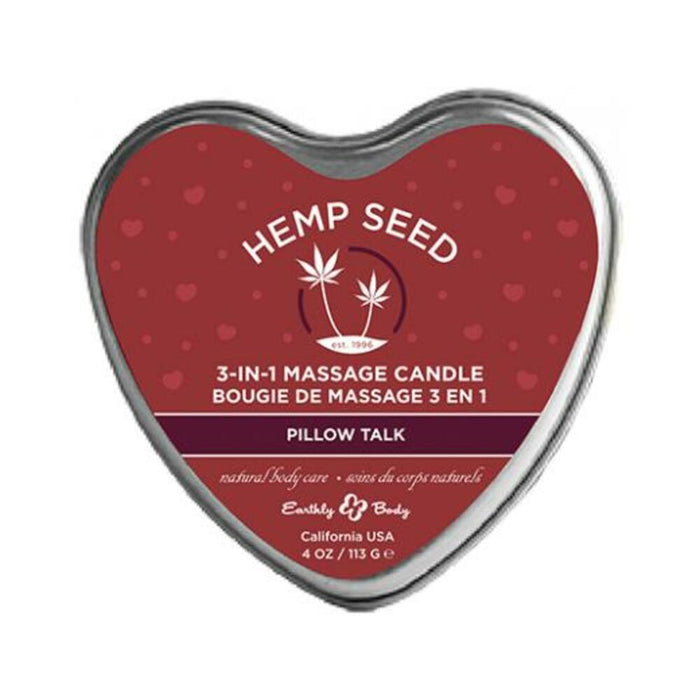 Eb Hemp Seed Candle Pillow Talk 4 Oz. | SexToy.com