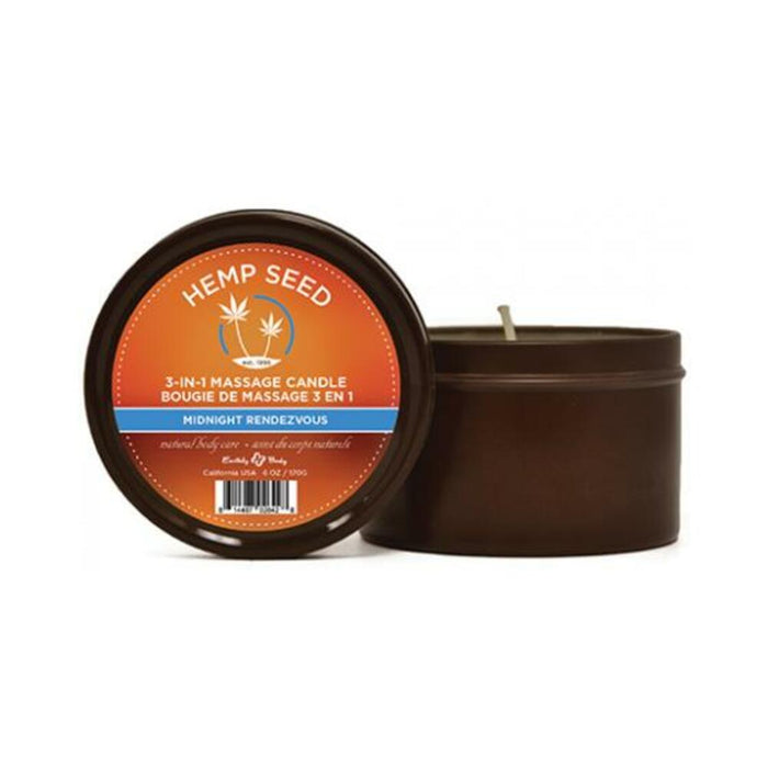 Eb Hemp Seed 3-in-1 Massage Candle Midnight Rendezvous | SexToy.com