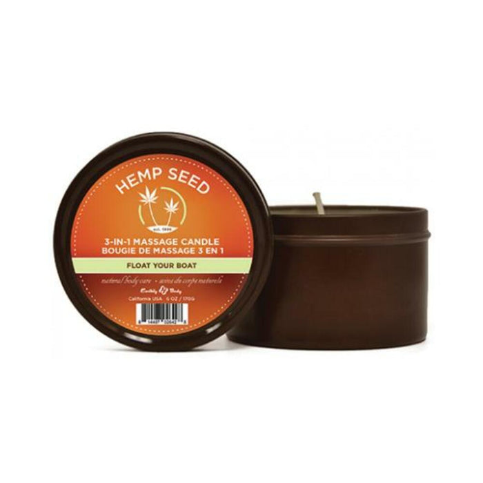 Eb Hemp Seed 3-in-1 Massage Candle Float Your Boat | SexToy.com