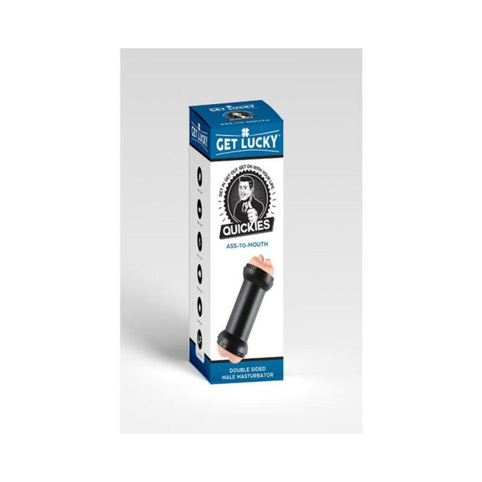 Get Lucky Quickies Ass-to-mouth Double-sided Male Masturbator | SexToy.com