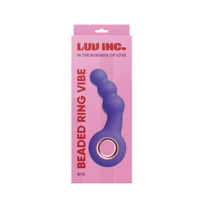 Luv Inc Br15: Beaded Ring Vibe Purple