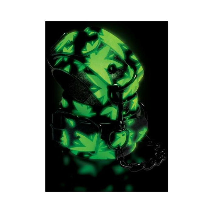 Stoner Vibes Chronic Collection Glow In The Dark Wrist Cuffs