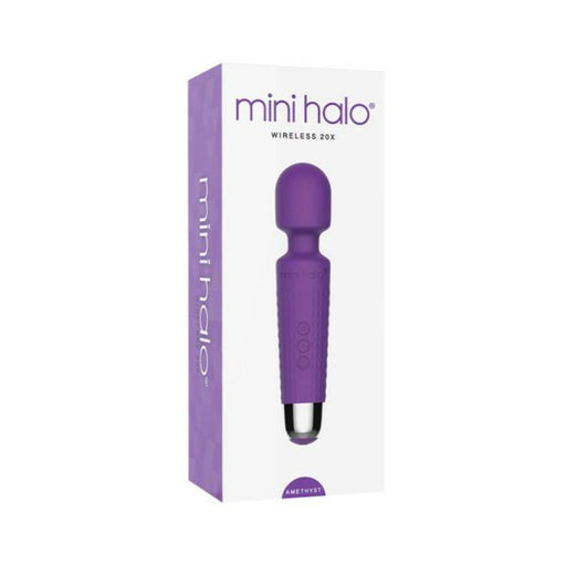 Mini Halo Wireless Wand 20x Silicone Amethyst | SexToy.com