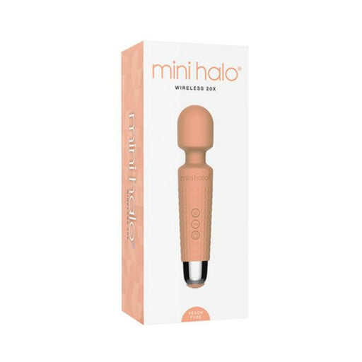 Mini Halo Wireless Wand 20x Silicone Peach Fuzz | SexToy.com