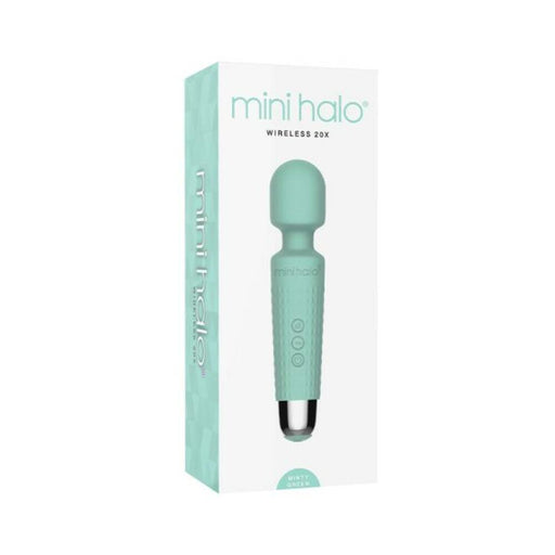 Mini Halo Wireless Wand 20x Silicone Minty Green | SexToy.com