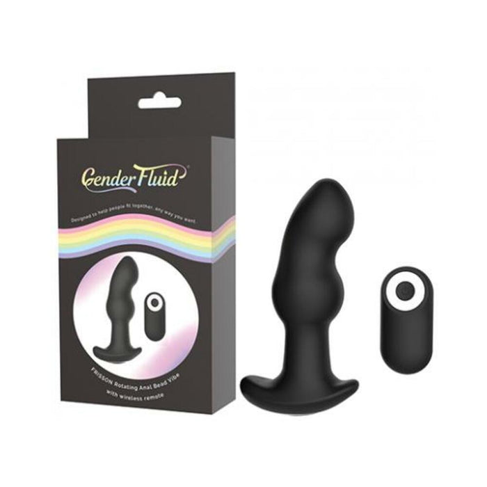 Gender Fluid Frission Anal Vibe W/remote - Black