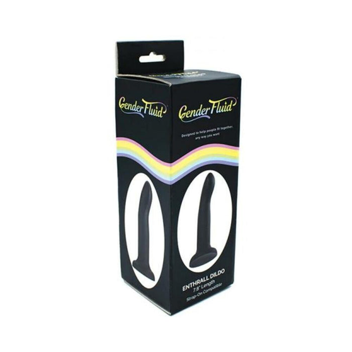 Gender Fluid Enthrall Strap-on Dildo Silicone 7.8 In. Black | SexToy.com