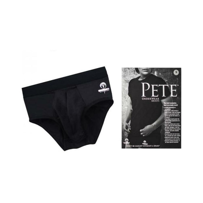 Spareparts Pete Briefs Nylon Packing Underwear Black Size 3xl
