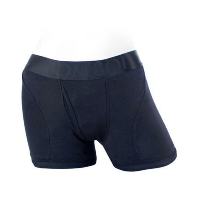 Spareparts Tomboii Rayon Boxer Briefs Harness Black Size Xxs