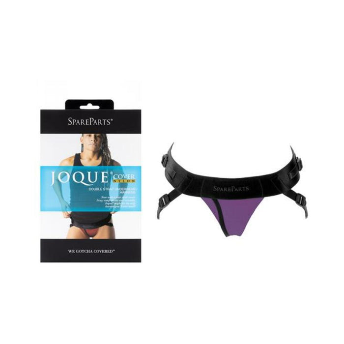 Spareparts Joque Cover Underwear Harness Purple (double Strap) Size B Nylon