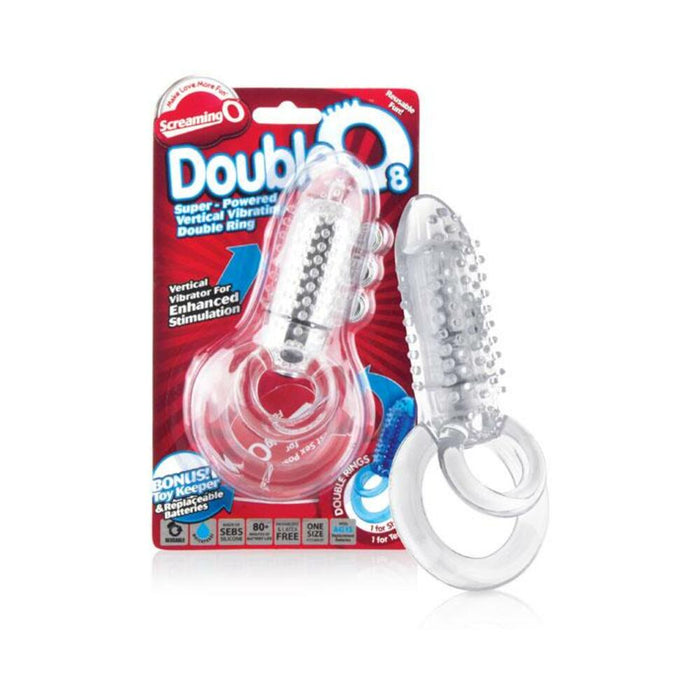 Double O 8 Speed Vibrating Cock Ring