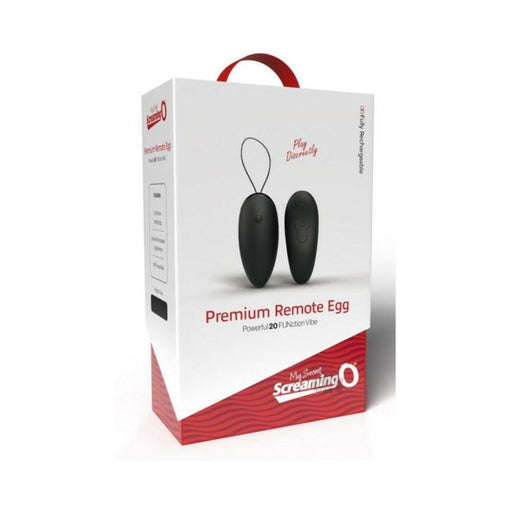 Screaming O Premium Remote Egg Black | SexToy.com