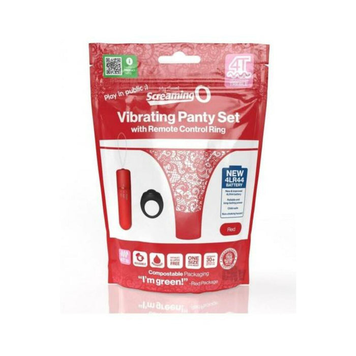 My Secret Screaming O 4t Panty Vibe Red