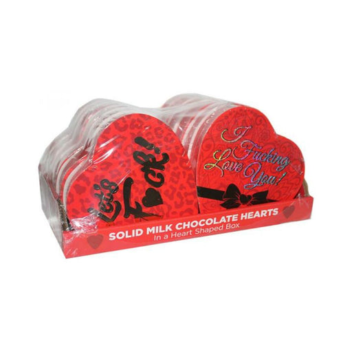 Heart Box Of Chocolates Display Of 12 | SexToy.com