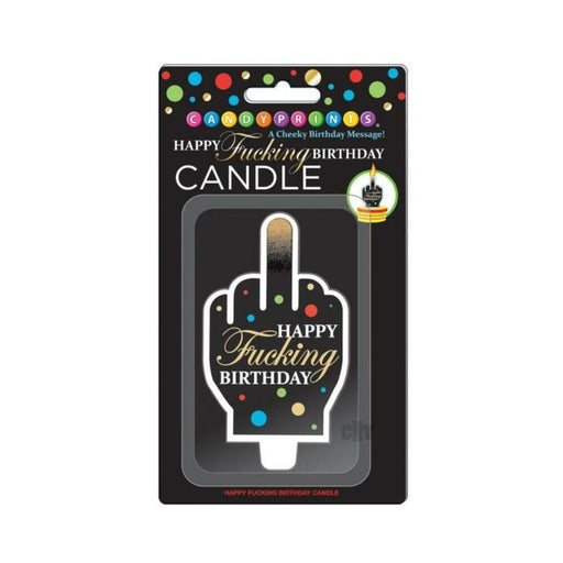 Happy Fn Birthday Fu Finger Candle | SexToy.com
