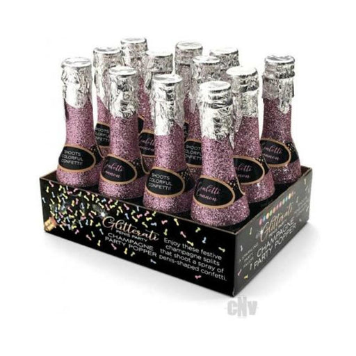 Glitterati Champagne Confetti Display Of 12 | SexToy.com