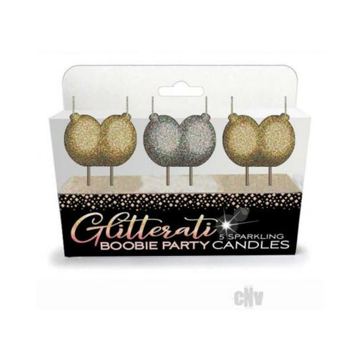 Glitterati Boobie Candles 4pc Set | SexToy.com