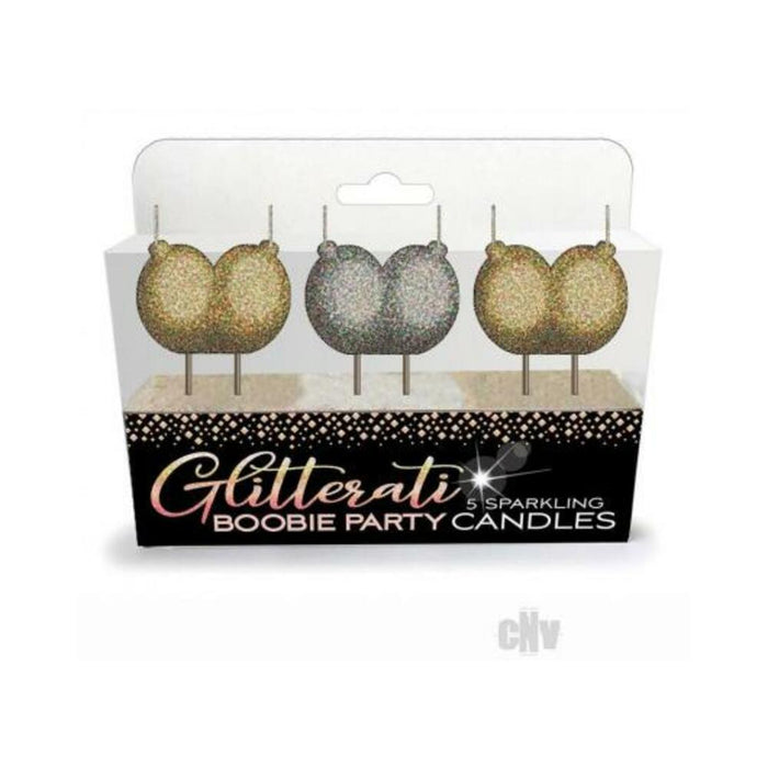 Glitterati Boobie Candles 4pc Set | SexToy.com