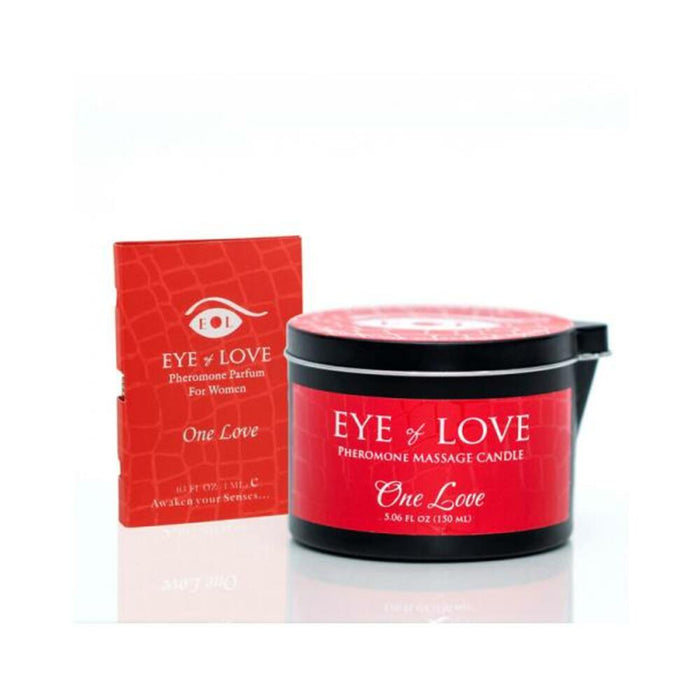Eye Of Love One Love Attract Him Pheromone Massage Candle