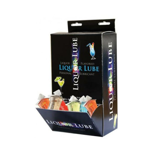 Liquor Lube 10 Ml Tubes Six Assorted Flavors (72 Pcs/display) | SexToy.com