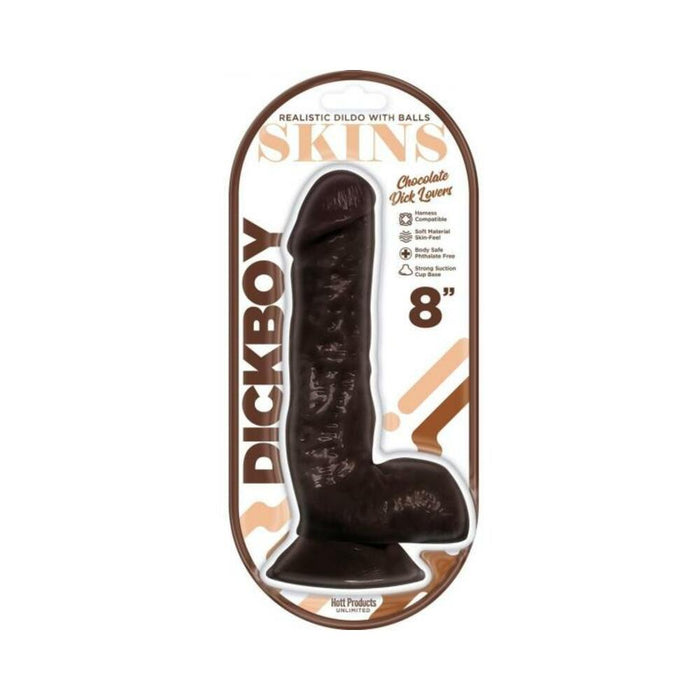 Dickboy Skins Dildo 8 In. Chocolate Lovers | SexToy.com