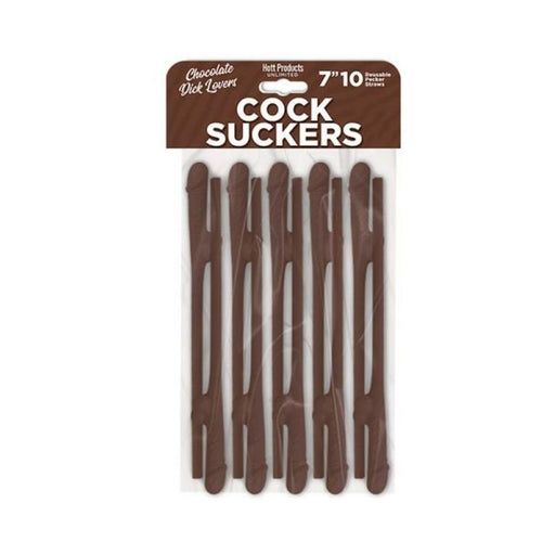 Skins Pecker Straws Chocolate Lovers (10-pack) | SexToy.com