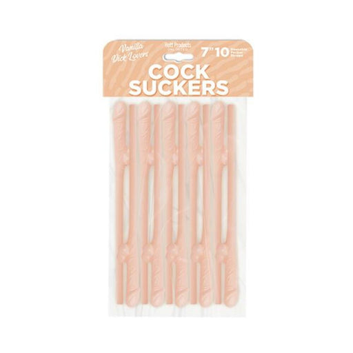 Skins Pecker Straws Vanilla Lovers (10-pack) | SexToy.com