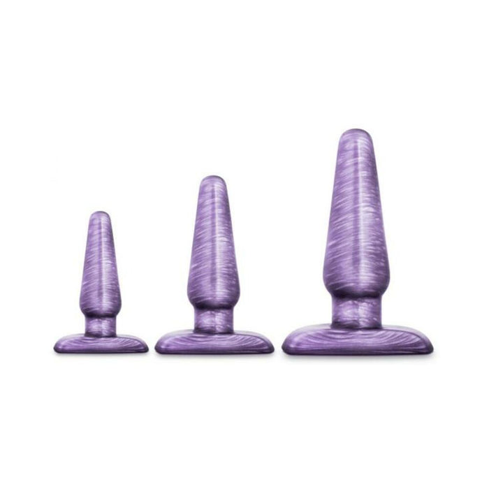 B Yours 3-piece Anal Trainer Kit Purple Swirl | SexToy.com