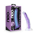 Neo Elite - Glow-in-the-dark Light - 7-inch Silicone Dual-density Dildo - Neon Purple | SexToy.com