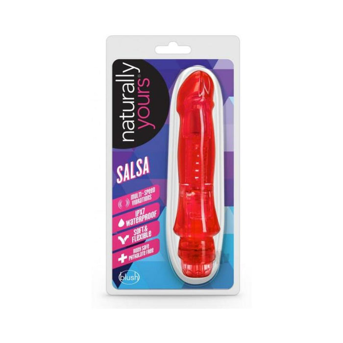 Naturally Yours - Salsa Vibrator - Red | SexToy.com