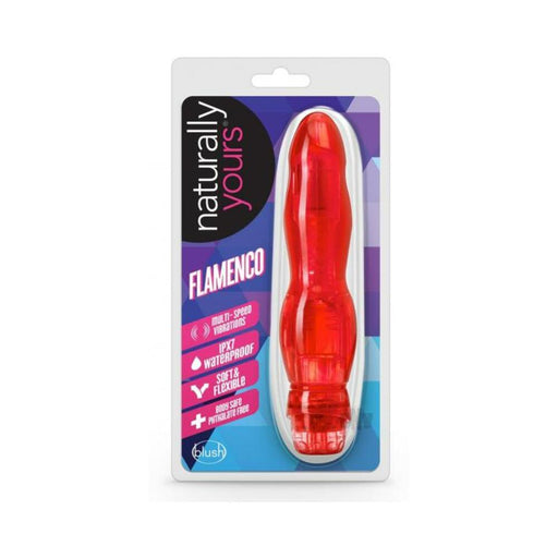 Naturally Yours - Flamenco Vibrator - Red | SexToy.com